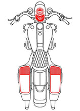 Load image into Gallery viewer, Havoc Roar Stereo 480.2 SB BADDAD Lid System for Road King