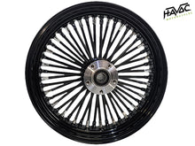 Load image into Gallery viewer, Fat Spoke Wheel, 16 x 3.5 Rear Wheel, Black, Harley FLST Softail Heritage, Fat Boy, Deluxe 2008-2017, ABS