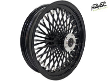 Load image into Gallery viewer, Fat Spoke Wheel, 16 x 3.5 Rear Wheel, Black, Harley FLST Softail Heritage, Fat Boy, Deluxe 2008-2017, ABS