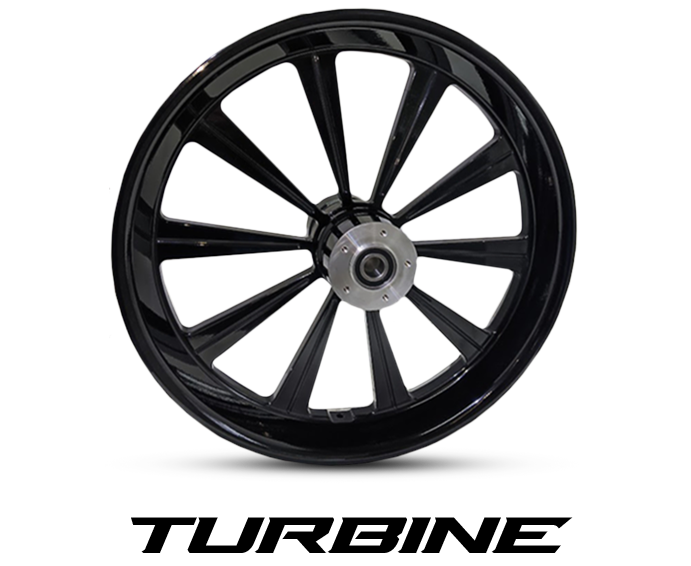 Havoc TURBINE billet aluminum motorcycle wheel