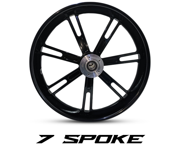 Havoc 7-SPOKE billet aluminum motorcycle wheel