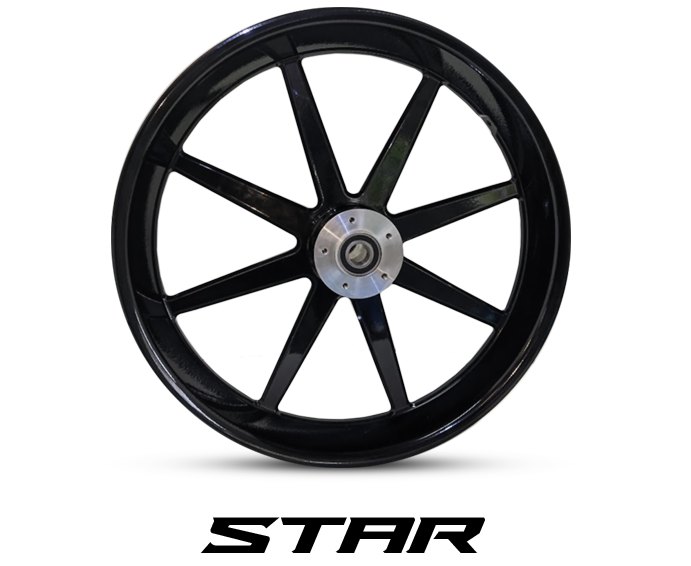Havoc HAVOC STAR billet aluminum motorcycle wheel
