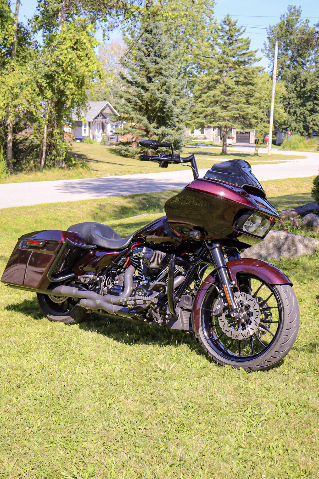 Harley Davidson Road Glide with Havoc motorcycles billet wheels
