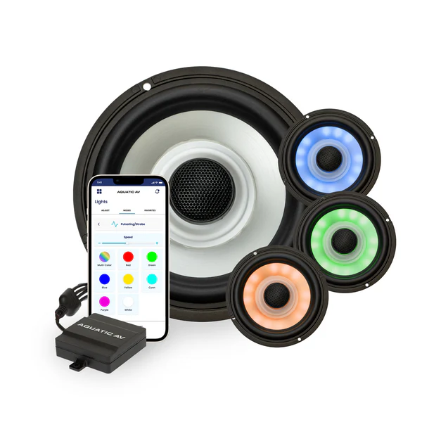 Aquatic AV 6.5" Ultra Series 300W RGB Speakers