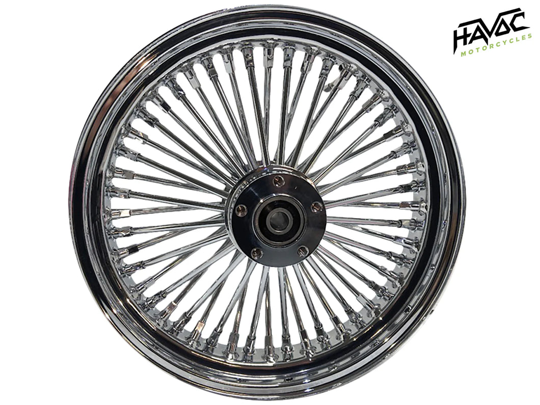 Fat Spoke, All Chrome, 18x3.5 Dual Disc Front, 1