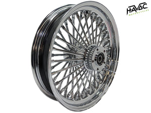 Fat Spoke, All Chrome, 18x3.5 Rear, 3/4 Bearing