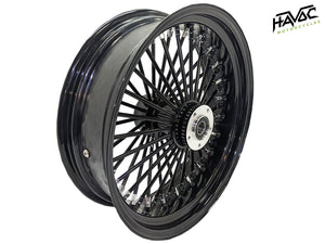 Fat Spoke Wheel, 18x5.5 Dual Disc Front, Black, for 2008-2023 Touring Models without ABS