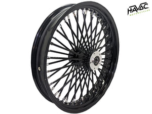 Fat Spoke, Black, 18x5.5 Cush Drive, Without ABS