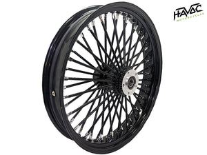 Fat Spoke Wheel, 21 x 3.5 Dual Disc Front, Black, for 2008-2023 Touring Models without ABS