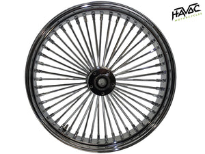 Fat Spoke Wheel, 16 x 3.5 Dual Disc Front, All Chrome, for 2008-2023 Touring Models (With ABS).