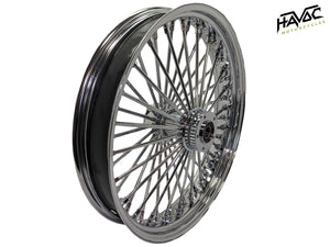 Fat Spoke Wheel, 21 x 3.5 Dual Disc Front, All Chrome, for 2008-2023 Touring Models without ABS