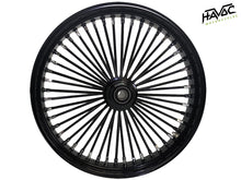 Load image into Gallery viewer, Fat Spoke Wheel, 21 x 3.5 Single Disc Front, Black, FLST (S/C/F), Slim, Heritage, Deluxe, Fatboy 2000-2006
