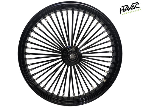 BLACK FRONT SOFTAIL WHEELS