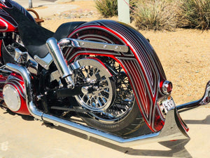 Harley Slick Softail Rear Fender 1986 To 2023