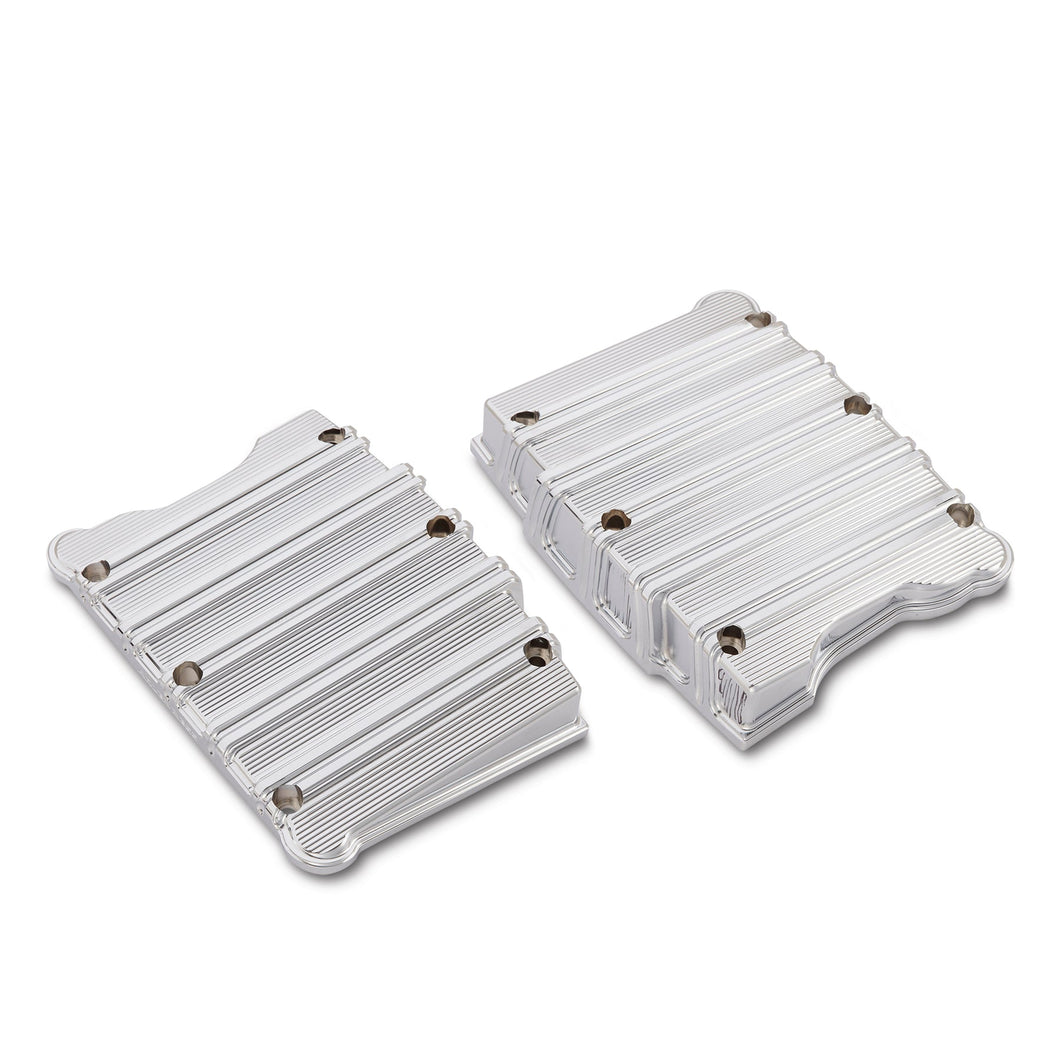 10-GAUGE® TWIN CAM ROCKER BOX COVERS, CHROME