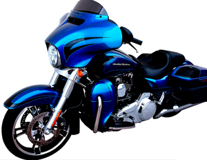 J&M ROKKER® XXR EXTREME 800W 4-SPEAKER/AMP KIT W/COLOR-MATCHED SADDLEBAG SPEAKER-LIDS FOR 2014-2021 HARLEY® STREETGLIDE