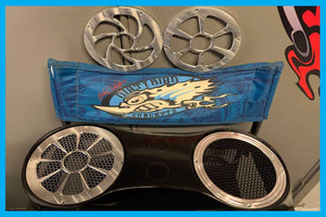 The Loud Billet Barrel 8″ Speaker Grills