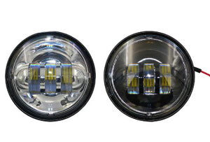 4.5" Black Driving Lights for Harley touring models