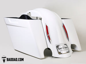 BAGGER FENDER WITH SURFACE LIGHTS & BAG KIT