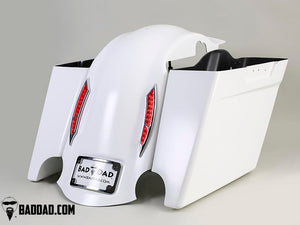 BAGGER FENDER WITH SURFACE LIGHTS & BAG KIT