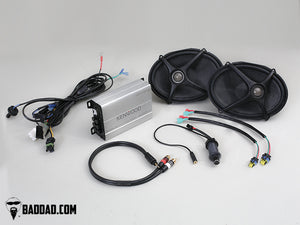 ROAD KING & SOFTAIL SPEAKER LID PACKAGE WITH FLUSH LIGHTS