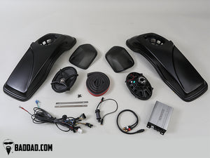 ROAD KING & SOFTAIL COMPLETE SPEAKER LID PACKAGE