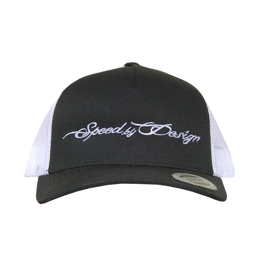 SBD BLACK/WHITE MESH HAT