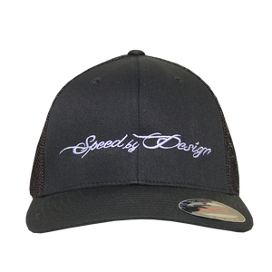 SBD SOLID BLACK MESH HAT