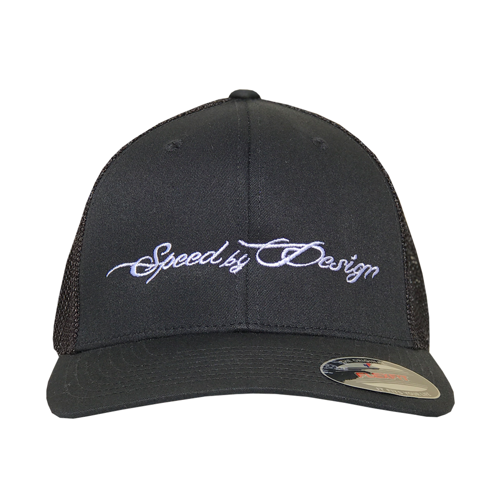 SBD SOLID BLACK MESH HAT