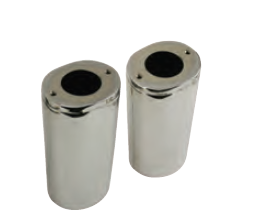 27-71 CHROME FORK TUBE COVERS Stock length